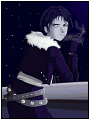 Squall on Balamb Garden's balcony [Click to view full image]