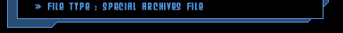 File Type : Special Archive File